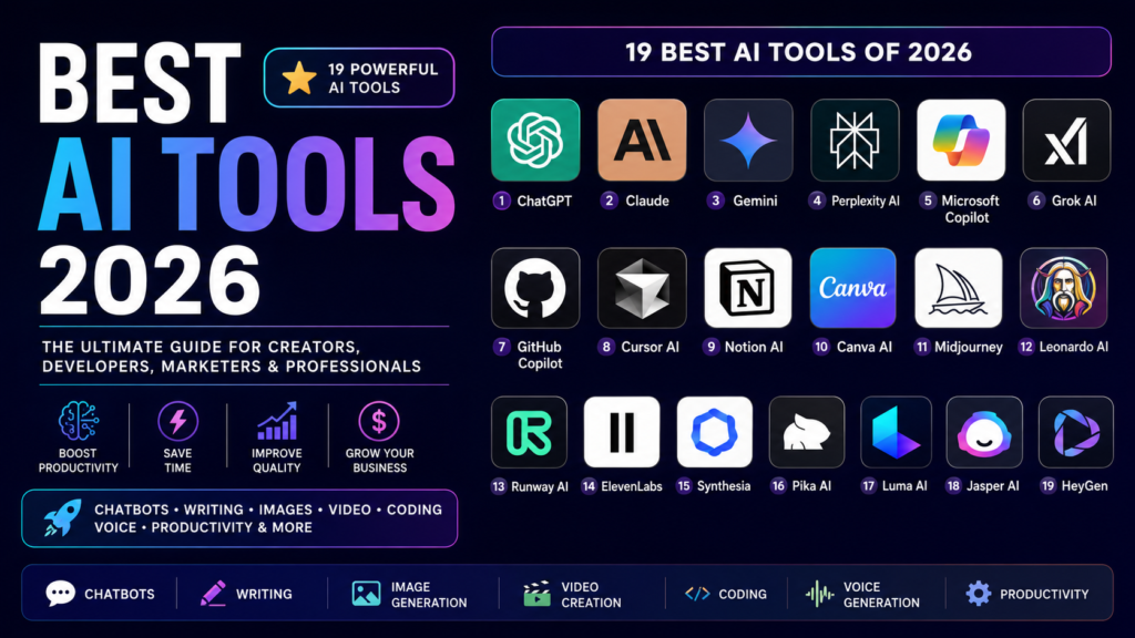 Best AI Tools 2026 Comparison Guide